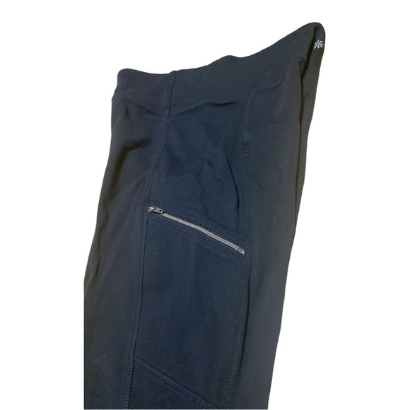 Athleta High Rise Metro Drifter Tight Leggings Zip Pockets Women’s Size M - Picture 7 of 10